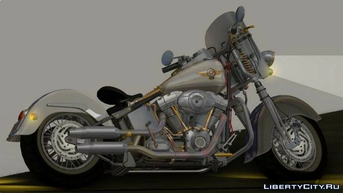 Harley Davidson Fat Boy Lo Vintage  / GTA San Andreas