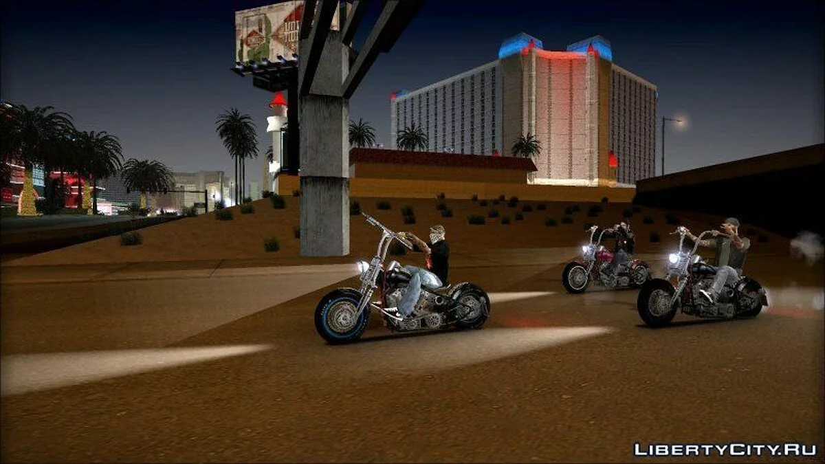 Harley-Davidson Knucklehead v2 / GTA San Andreas