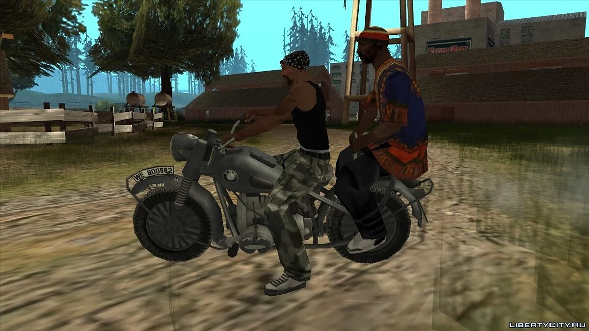 BMW R75 без коляски из FH2 / GTA San Andreas
