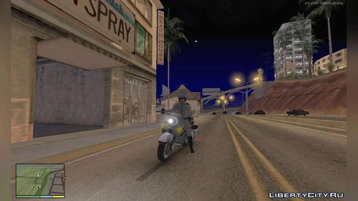 Motocicleta de policía GTA V / GTA San Andreas