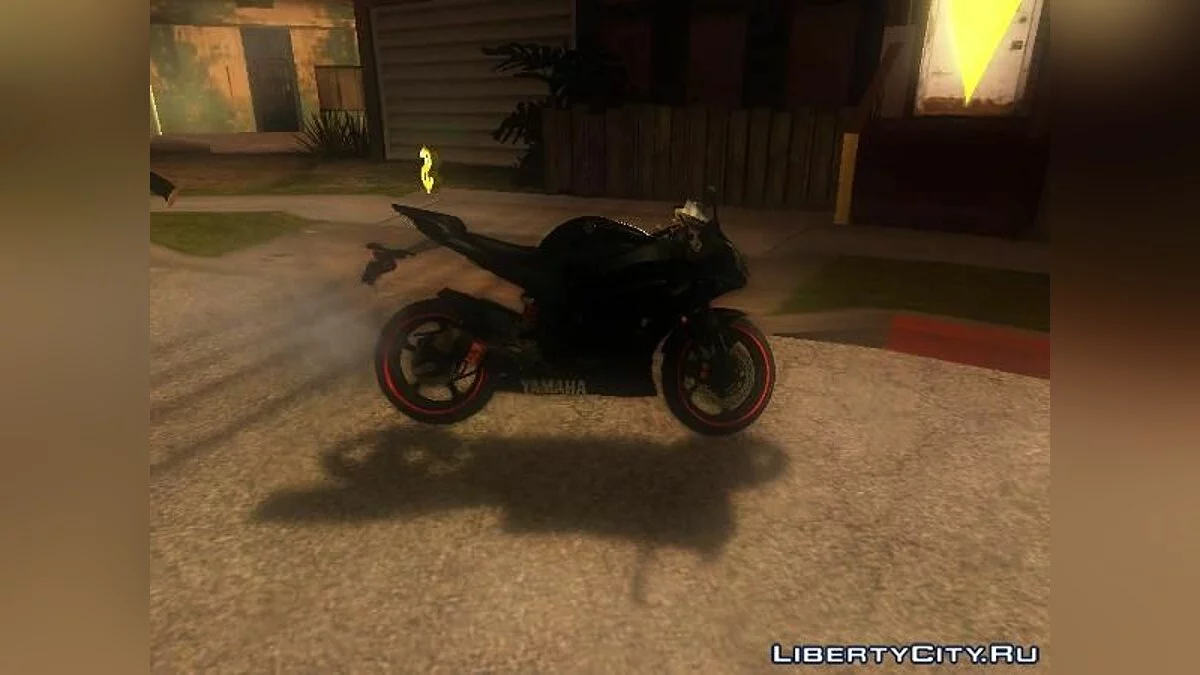 Yamaha R25 Schwarze Edition / GTA San Andreas