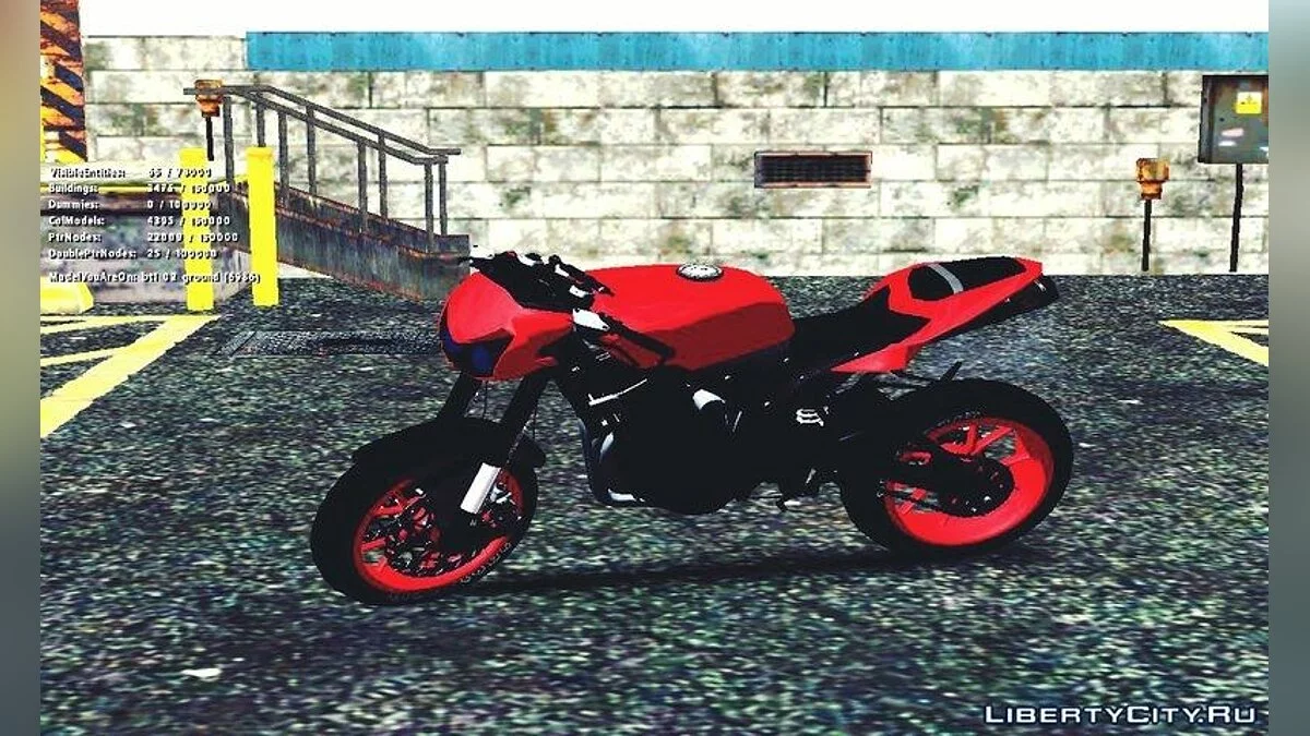 Kawasaki Ninja 250 R Streetrace Naked Bike / GTA San Andreas