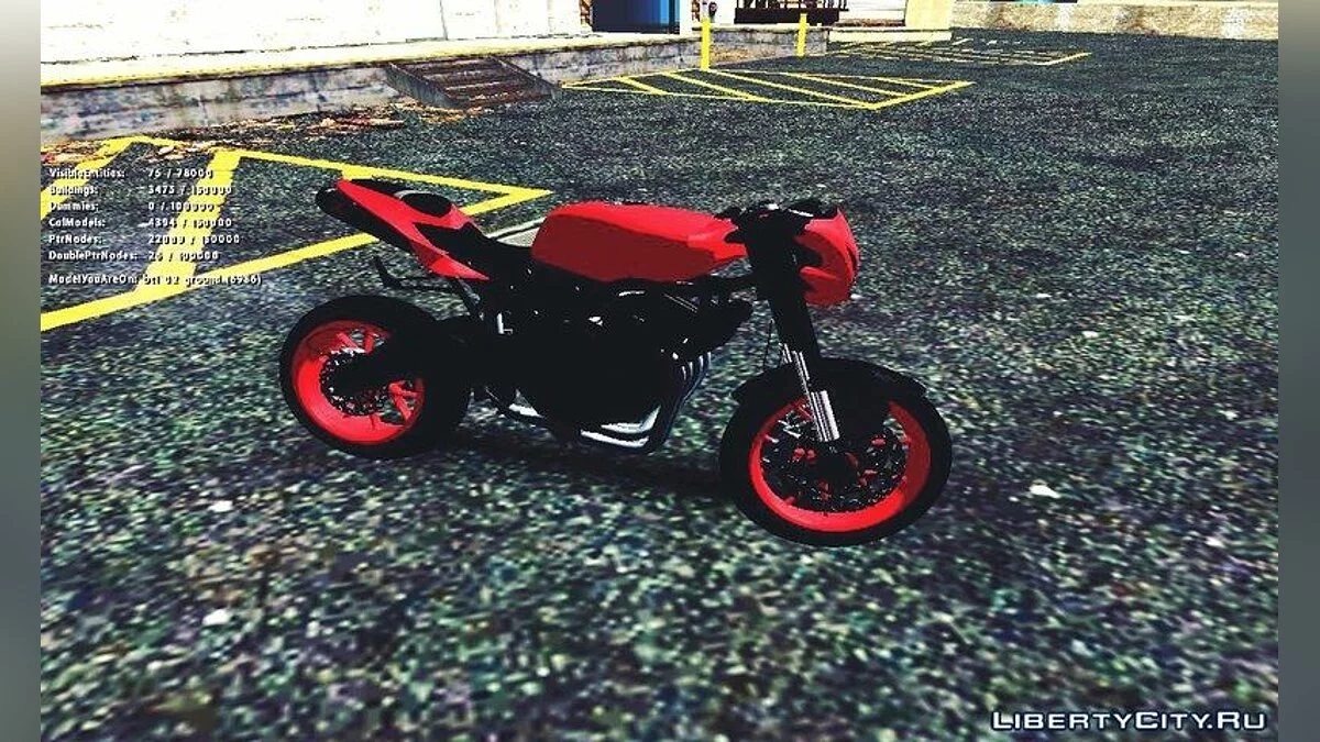 Kawasaki Ninja 250 R Streetrace Naked Bike / GTA San Andreas