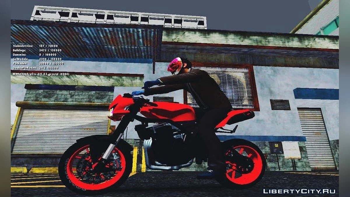 Kawasaki Ninja 250 R Streetrace Naked Bike / GTA San Andreas