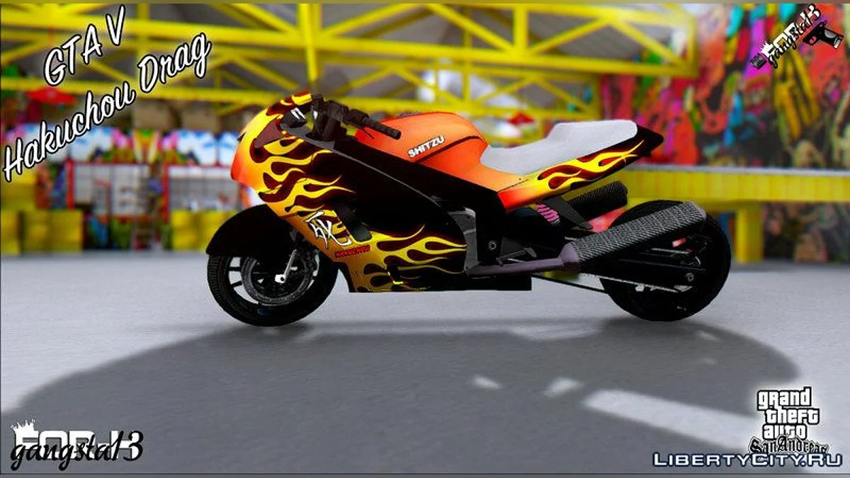 GTA V Hakuchou Drag / GTA San Andreas