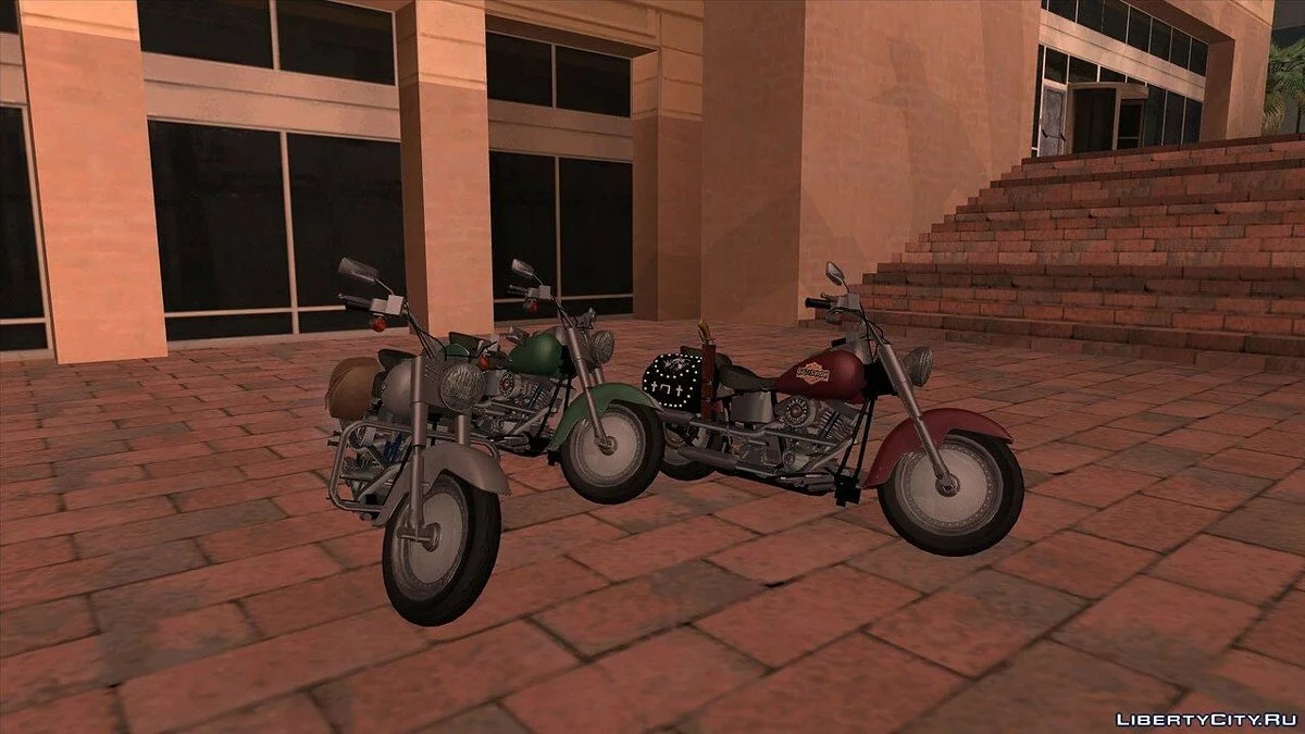 1990年哈雷戴维森FLSTF Fat Boy v1.1 / GTA San Andreas