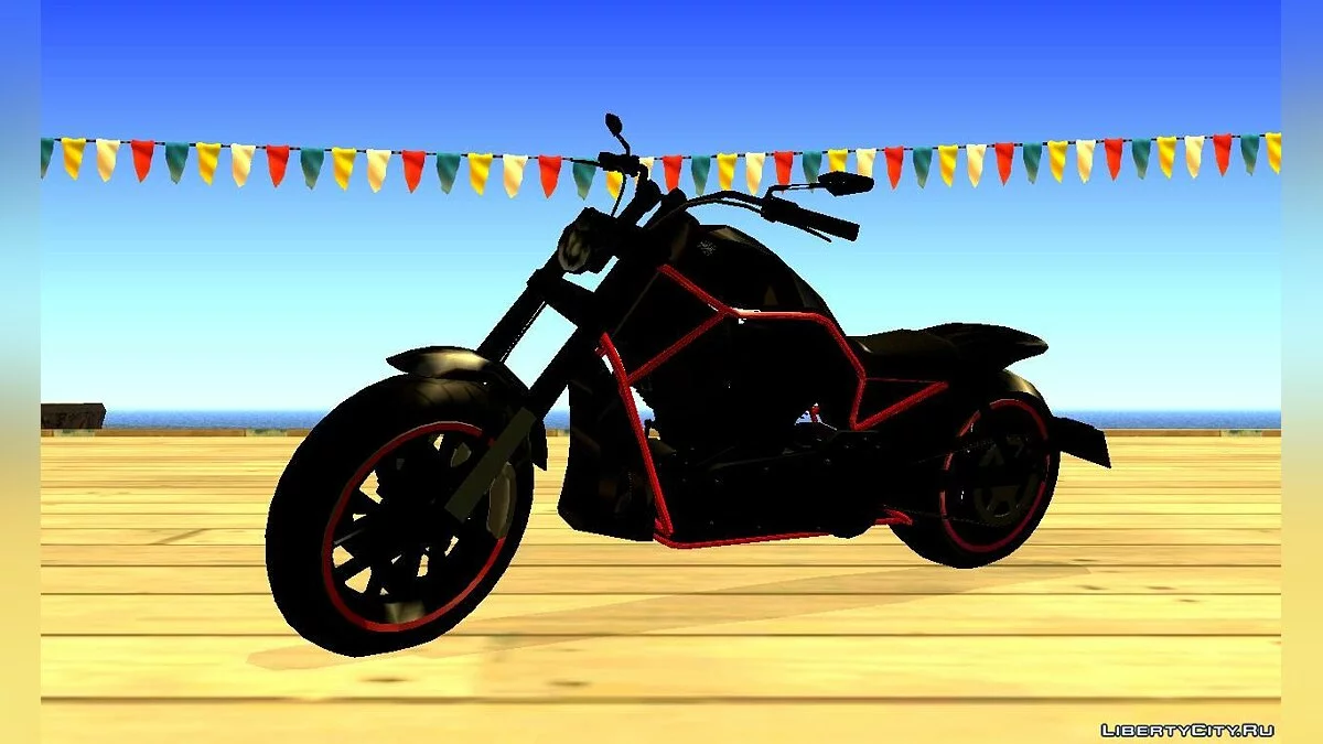 GTA V ويسترن نايت بلايد & V-Rod ستايل / جي تي إيه سان أندرياس