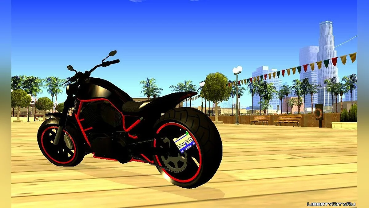 GTA V ويسترن نايت بلايد & V-Rod ستايل / جي تي إيه سان أندرياس
