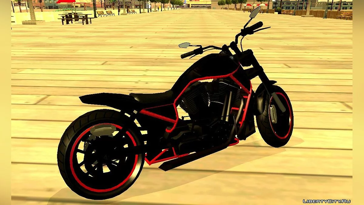 GTA V ويسترن نايت بلايد & V-Rod ستايل / جي تي إيه سان أندرياس