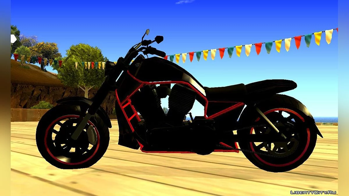 GTA V ويسترن نايت بلايد & V-Rod ستايل / جي تي إيه سان أندرياس