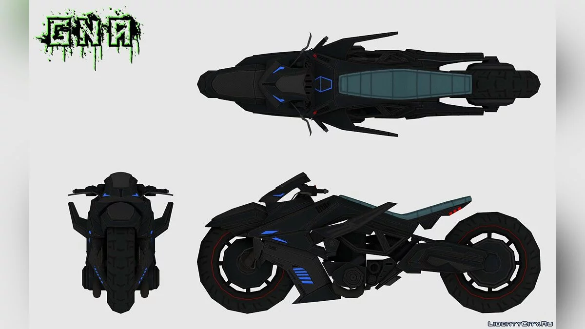 INJ2 CatWoman's Motorcycle / GTA San Andreas