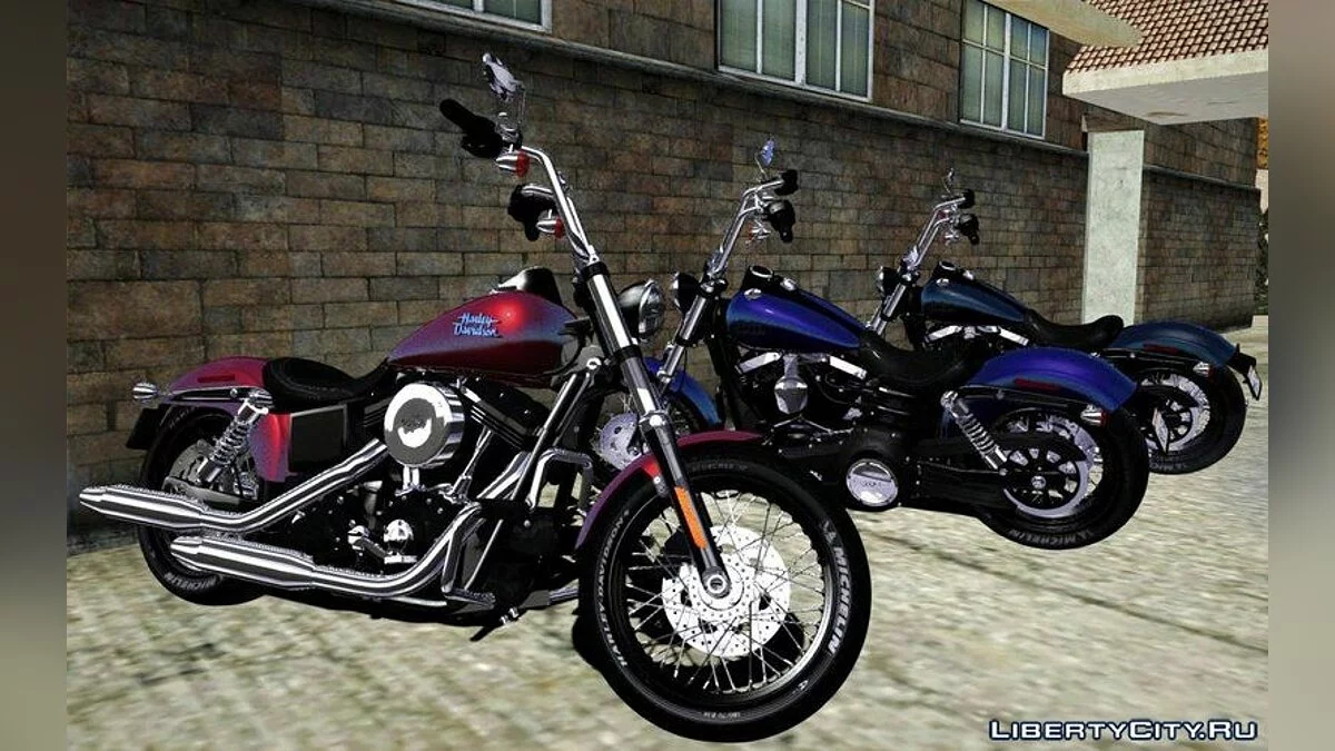 Harley-Davidson FXDB - Dyna Street Bob 2017 / GTA San Andreas