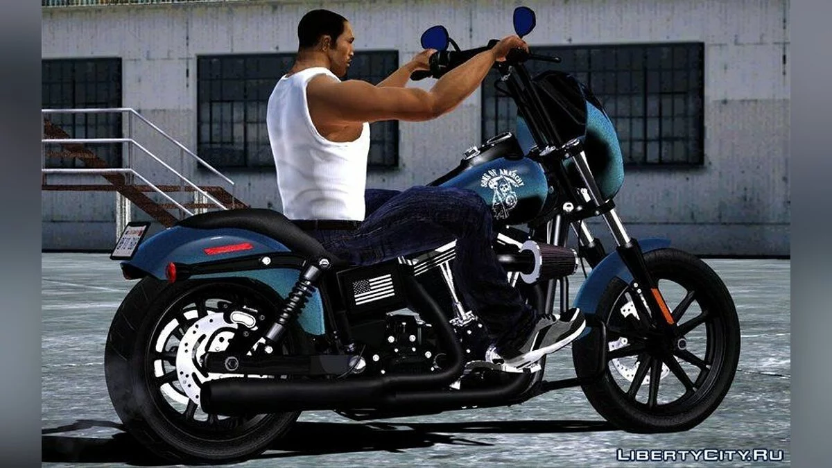 Harley-Davidson Street Bob - Motorcycle from the Series "Sons of Anarchy" / GTA San Andreas