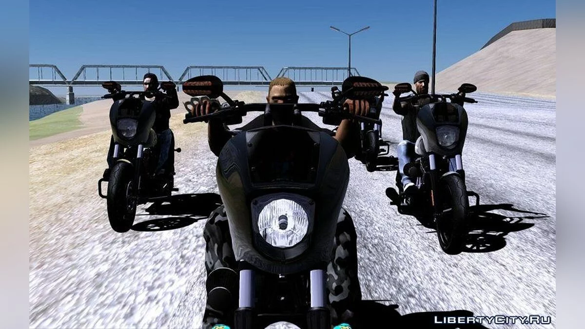 Harley-Davidson Street Bob - Motorcycle from the Series "Sons of Anarchy" / GTA San Andreas