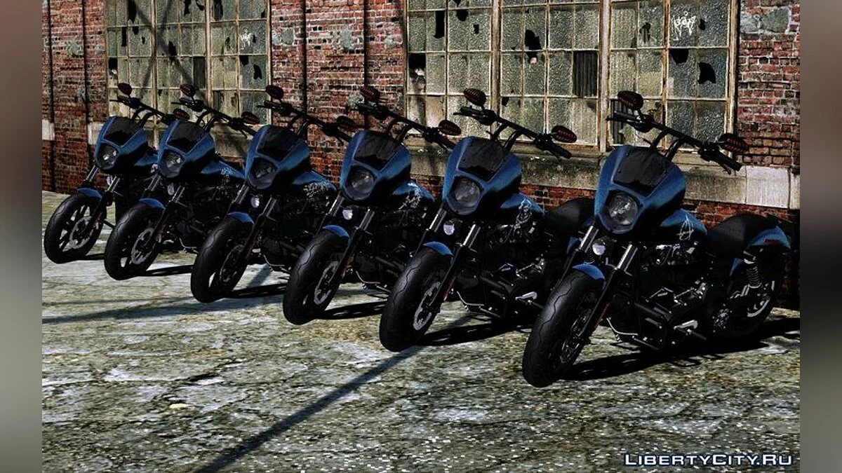Harley-Davidson Street Bob - Motorcycle from the Series "Sons of Anarchy" / GTA San Andreas