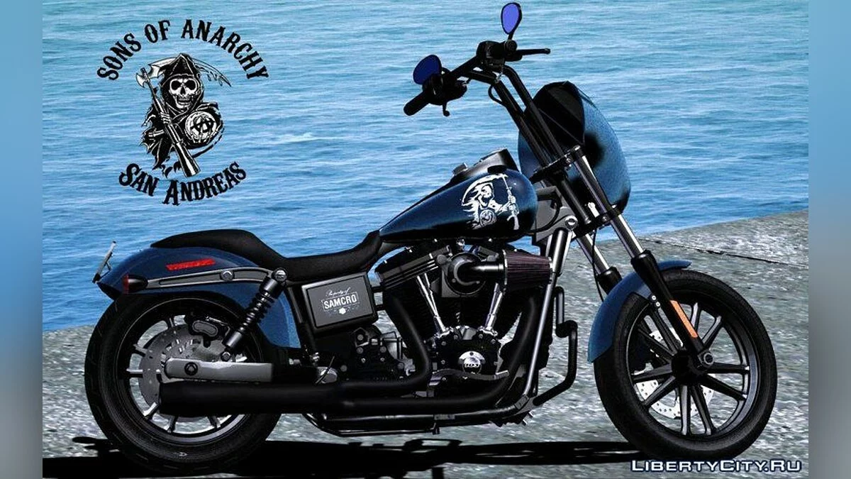 Harley-Davidson Street Bob - Motorcycle from the Series "Sons of Anarchy" / GTA San Andreas