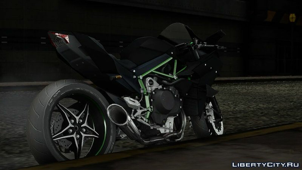 Download Kawasaki Ninja H2R 2015 for GTA San Andreas (iOS, Android)