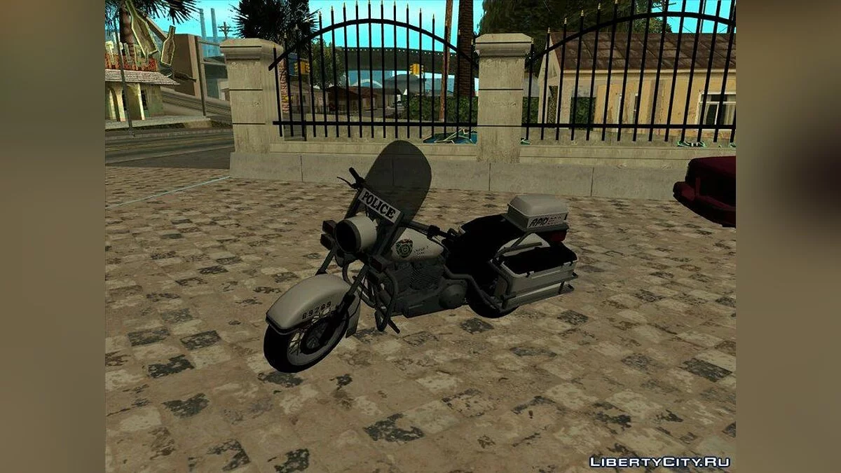 Поліцейський мотоцикл з GTA5 в стилі R.P.D. з Resident Evil / GTA San Andreas