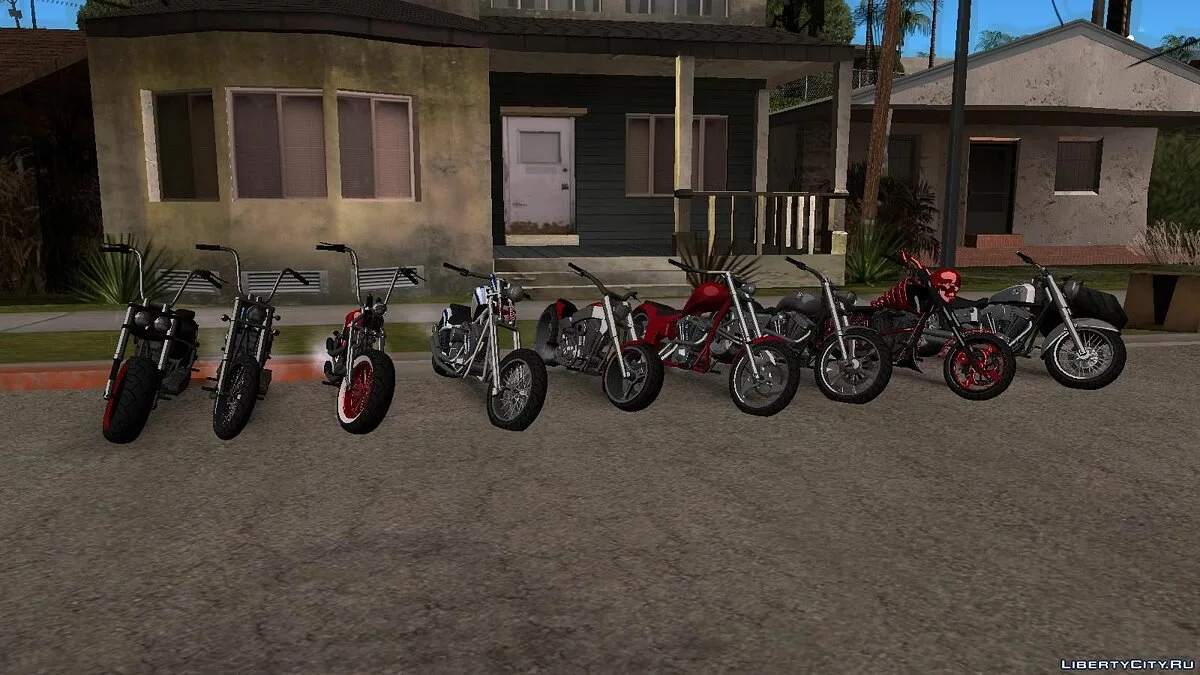 Збірка чопперів з GTA 5 / GTA San Andreas