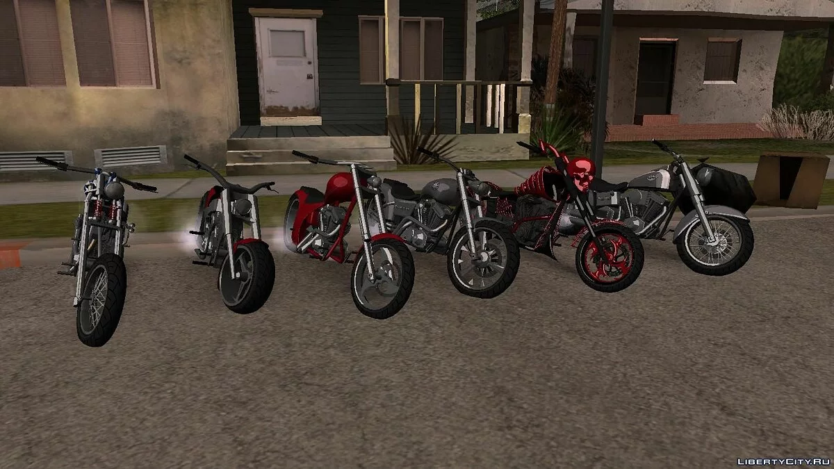 Збірка чопперів з GTA 5 / GTA San Andreas