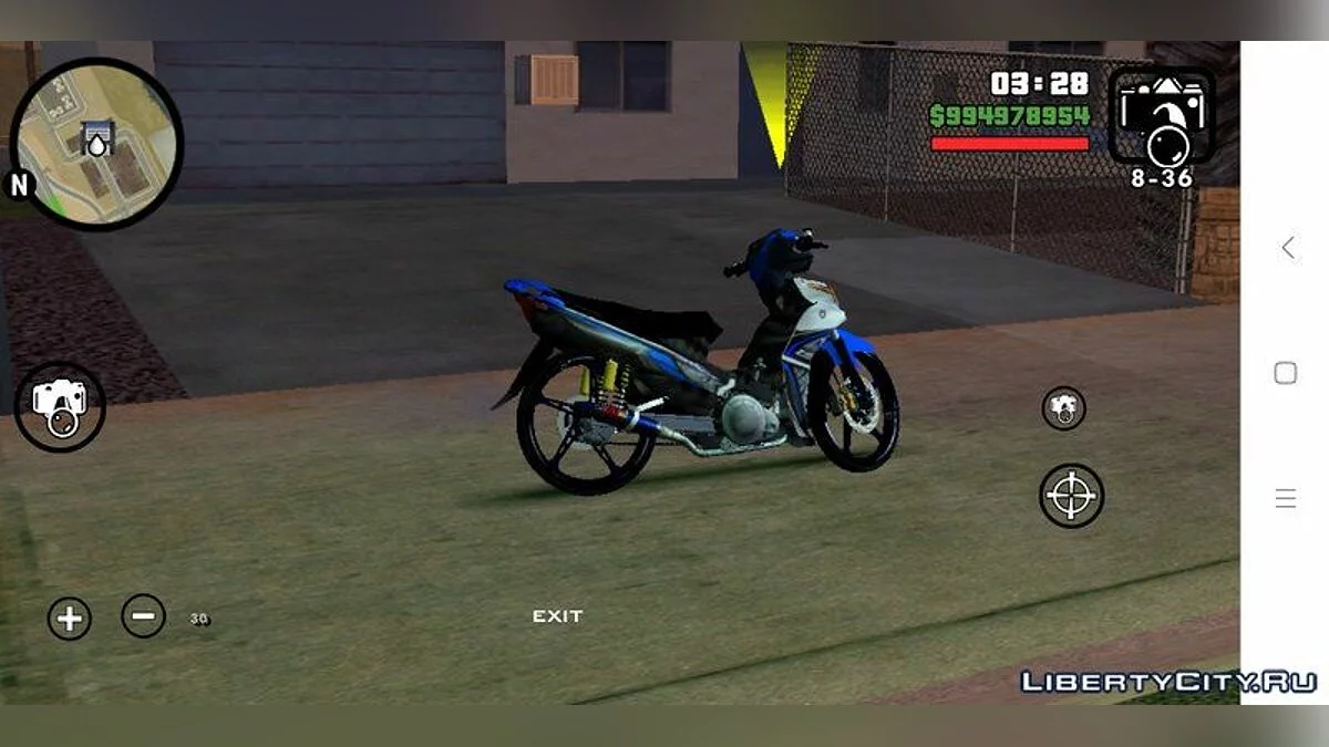 Yamaha Lagenda 115zfi Blue / GTA San Andreas