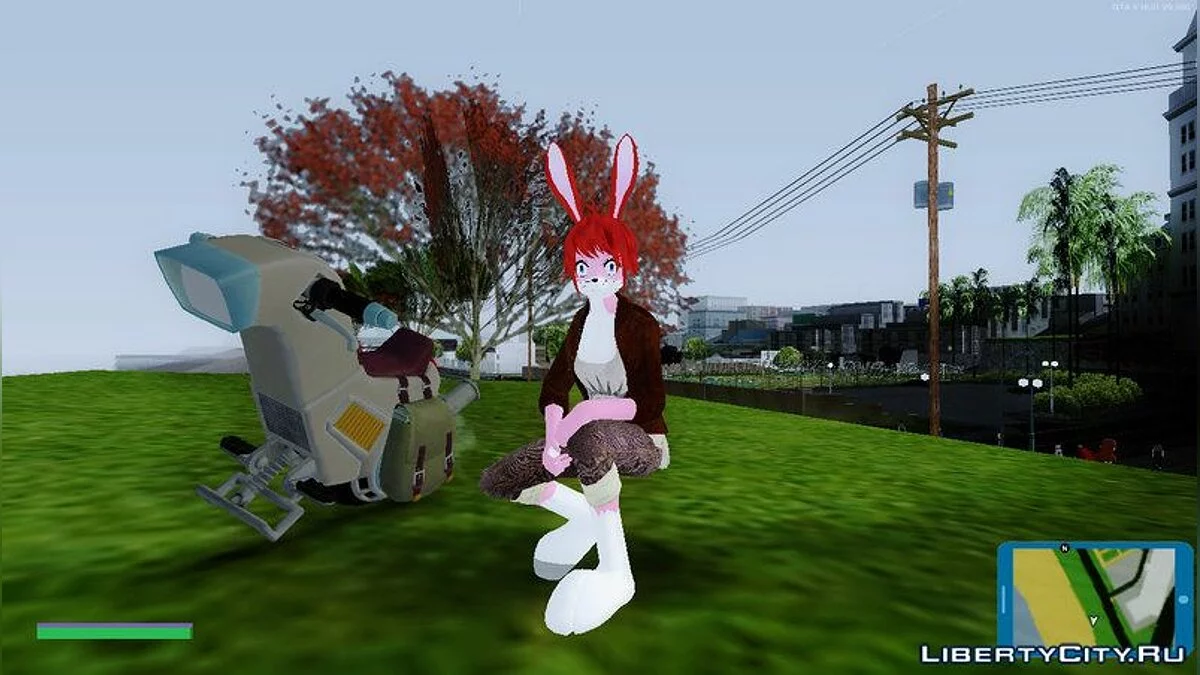 Motocicleta do jogo Jump Force / GTA San Andreas