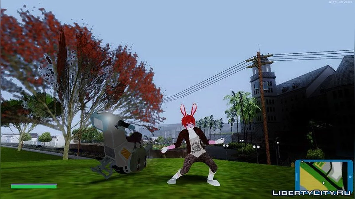 Motocicleta do jogo Jump Force / GTA San Andreas