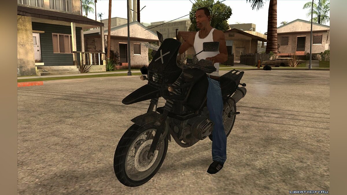 Motorcycle from the game PUBG for GTA San Andreas