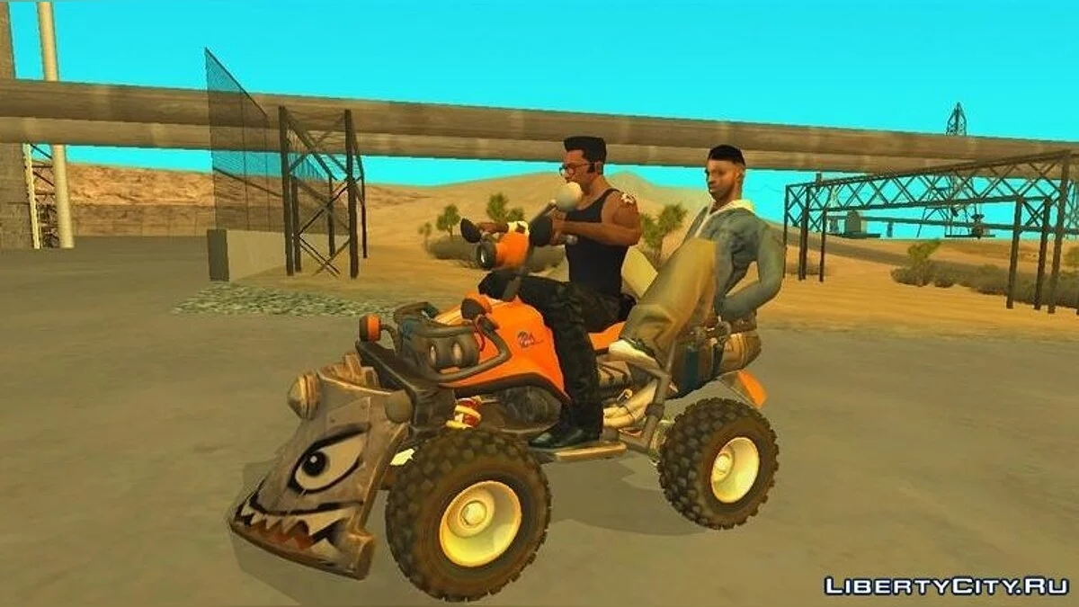 Quadcrasher aus dem Spiel Fortnite / GTA San Andreas