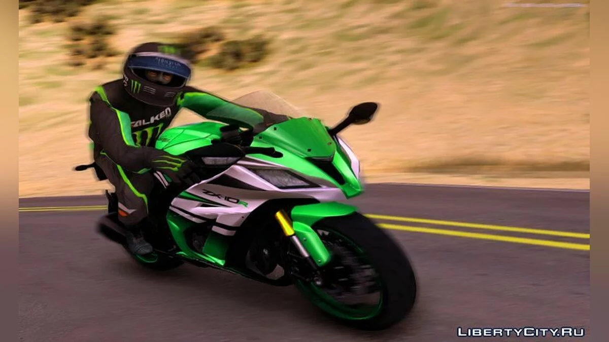 Kawasaki ZX-10R 2015 edição de 30 anos / GTA San Andreas