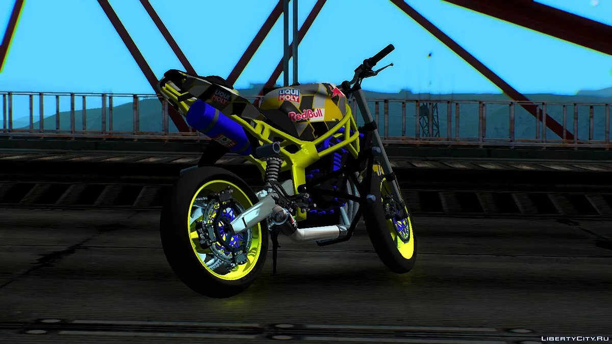 Kawasaki ZX6R Стантбайк / GTA San Andreas