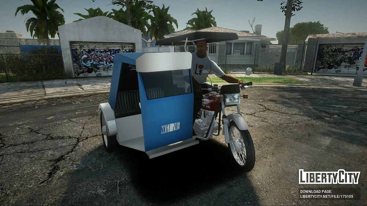Honda TMX CG125 Dreirad / GTA San Andreas