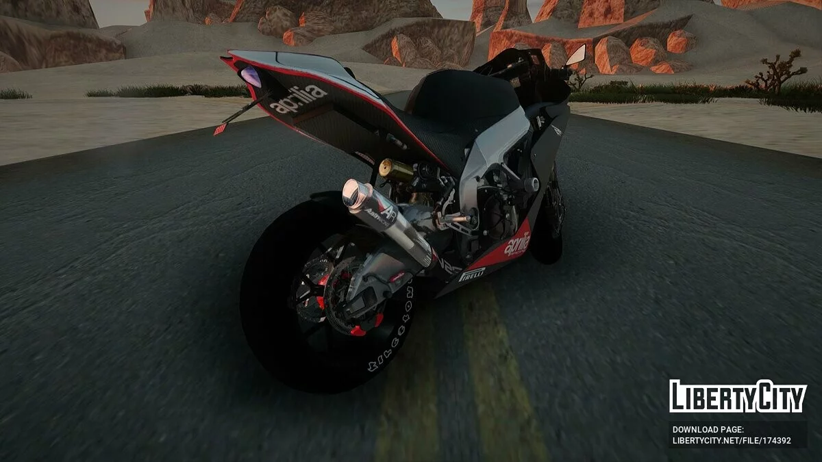 Aprilia Rsv 4 StreetRace / GTA San Andreas