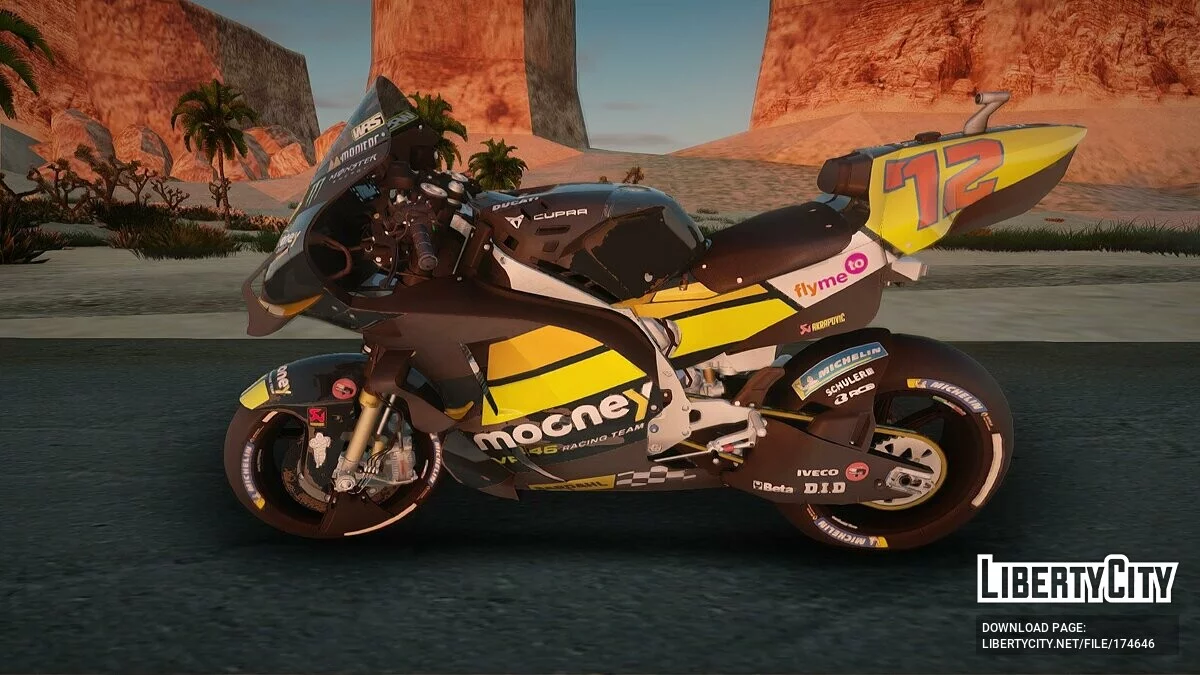 DUCATI DESMOSEDICI Mooney VR46 Racing Team / GTA San Andreas