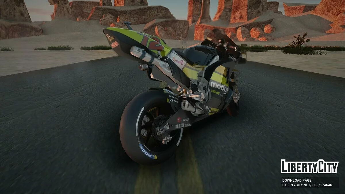 DUCATI DESMOSEDICI Mooney VR46 Racing Team / GTA San Andreas