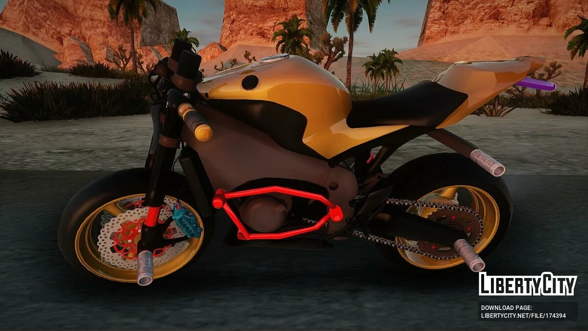 本田CBR 1000RR裸车特技 / GTA San Andreas
