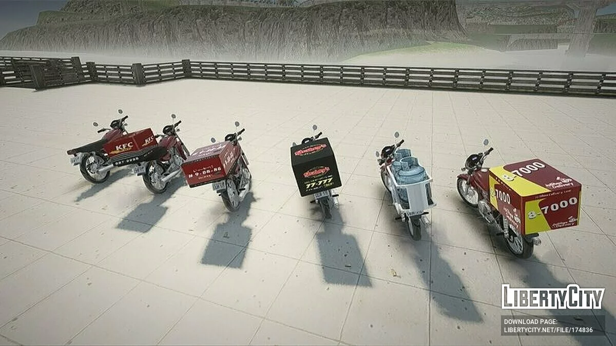 Kawasaki BAJAJ CT125 / GTA San Andreas