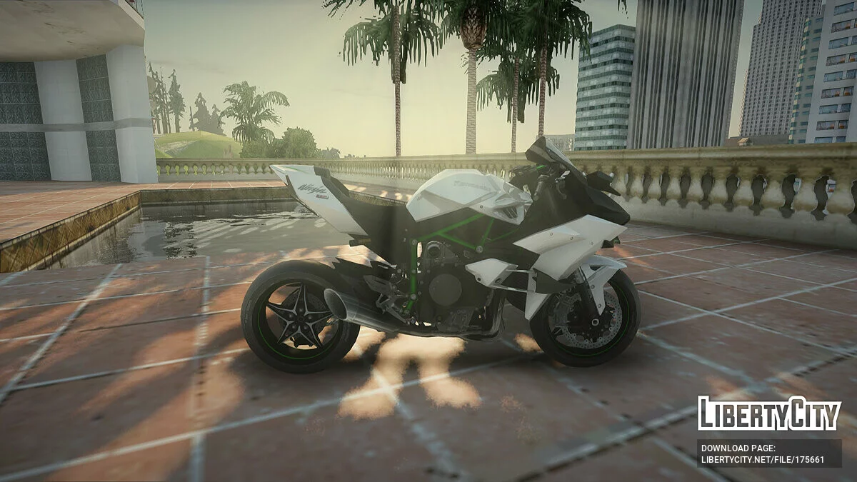 دراجة نارية Kawasaki Ninja H2 / جي تي إيه سان أندرياس