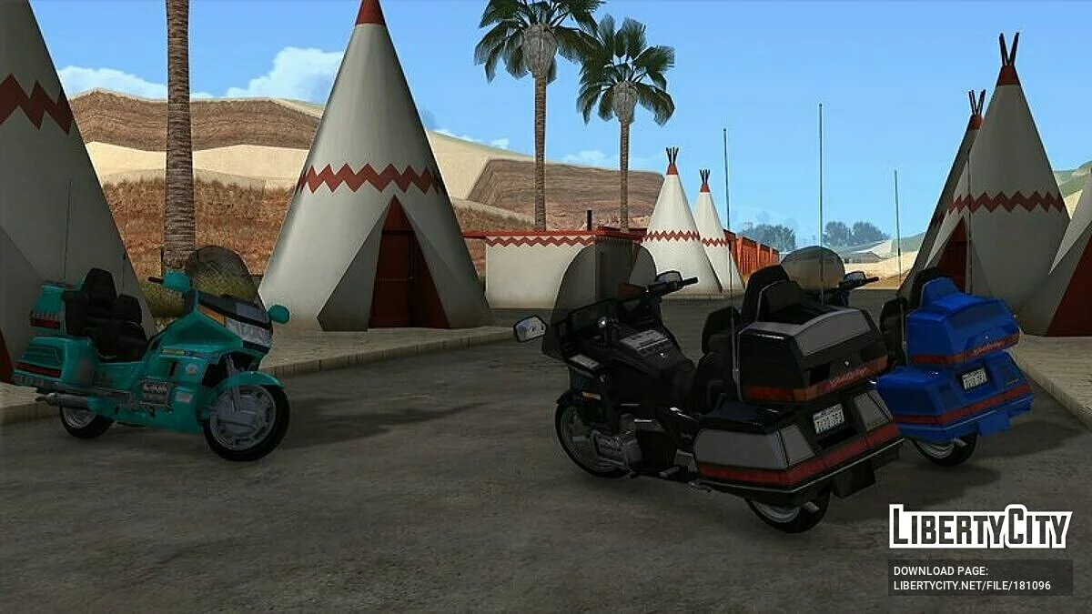 Honda Goldwing GL1500 1992 v1.1 / GTA San Andreas