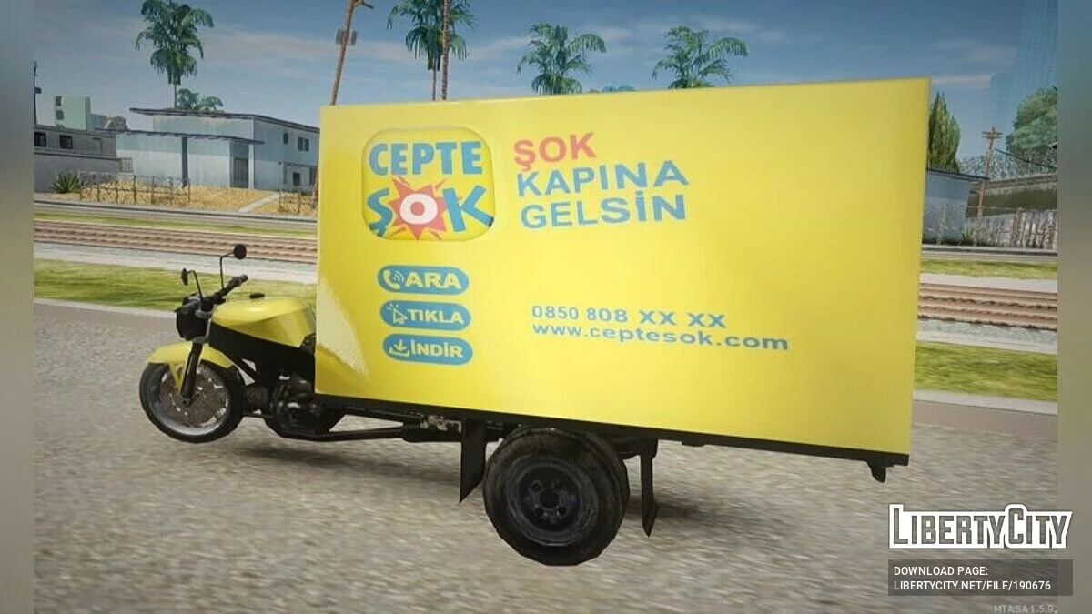 Cepte Sok — 快递员摩托车 / GTA San Andreas
