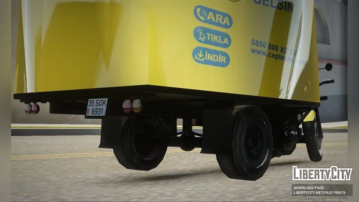 Cepte Sok — 快递员摩托车 / GTA San Andreas