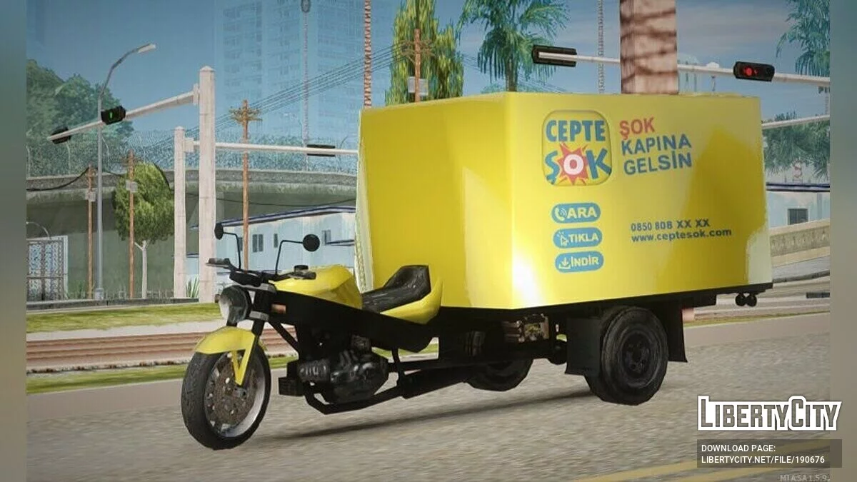 Cepte Sok — 快递员摩托车 / GTA San Andreas