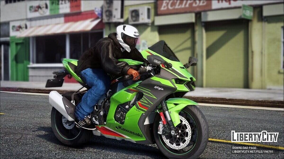 Игрушка модель мотоцикла Kawasaki Ninja ZX 10rr