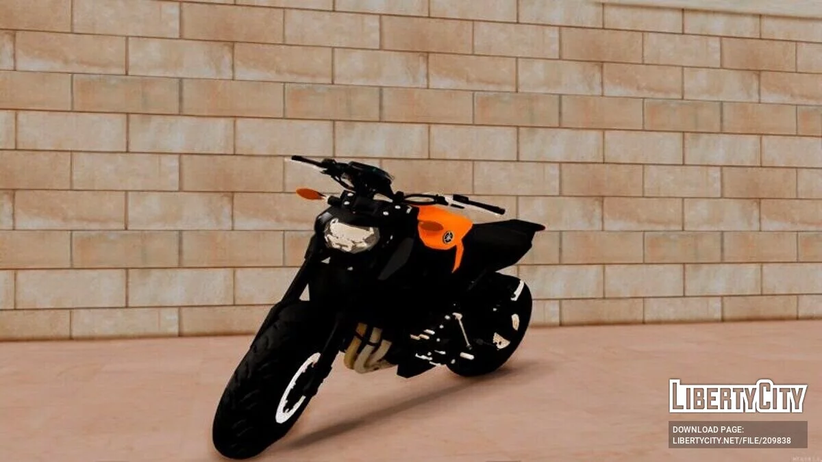 Yamaha MT 09 / جي تي إيه سان أندرياس