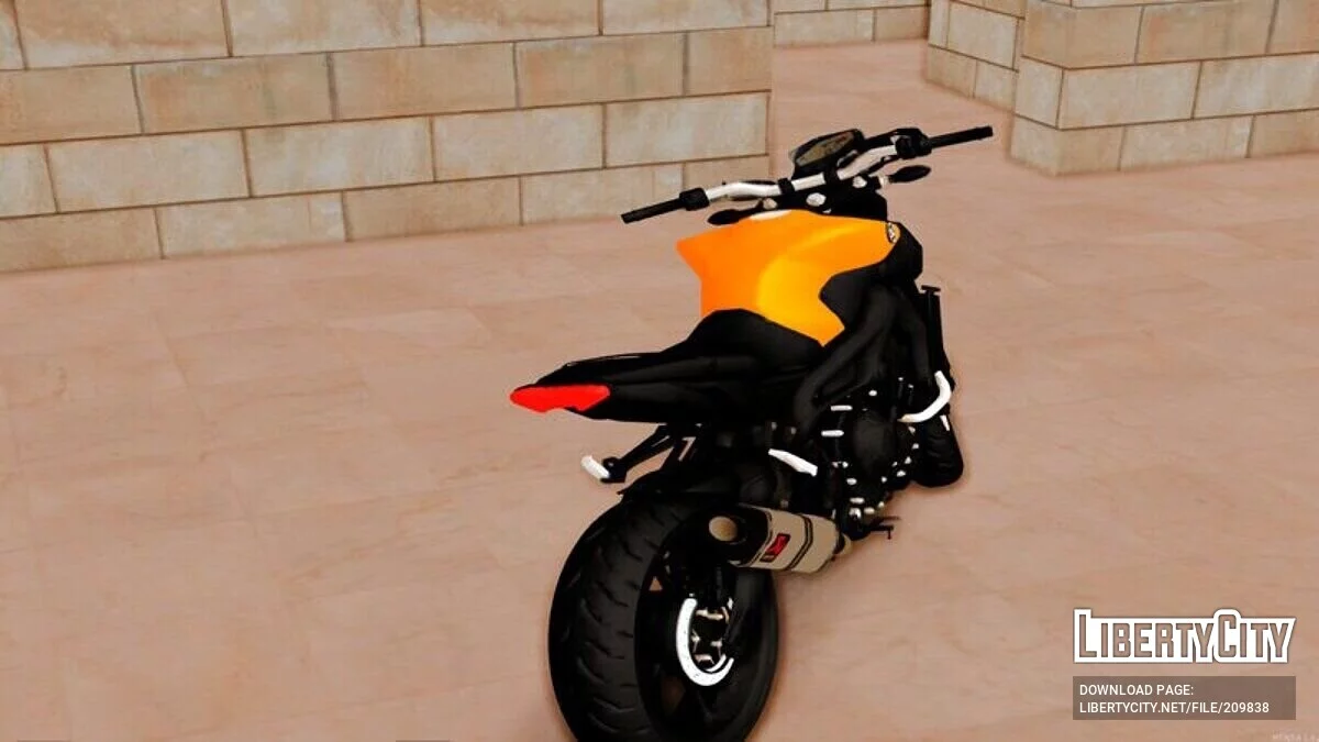 Yamaha MT 09 / جي تي إيه سان أندرياس