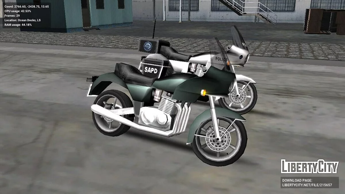 HVP 1000 Civilian Motorcycle / GTA San Andreas
