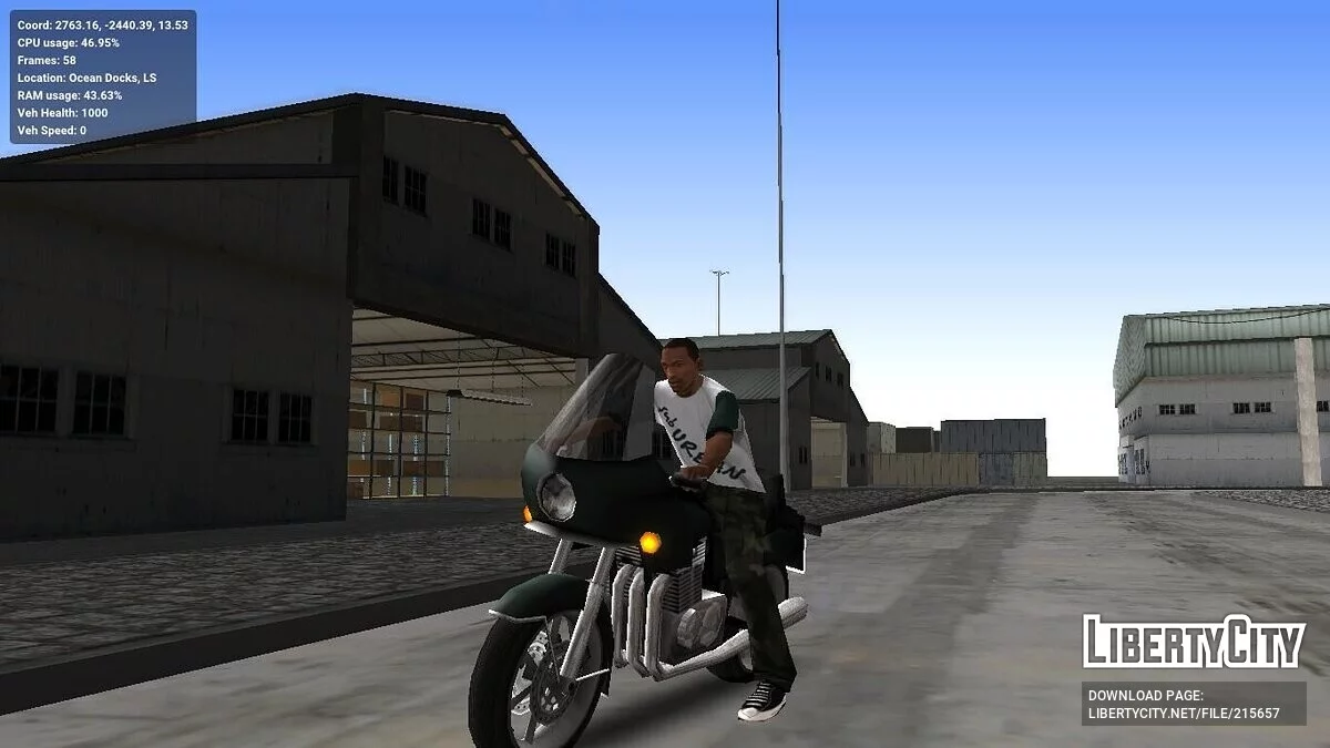 HVP 1000 Civilian Motorcycle / GTA San Andreas