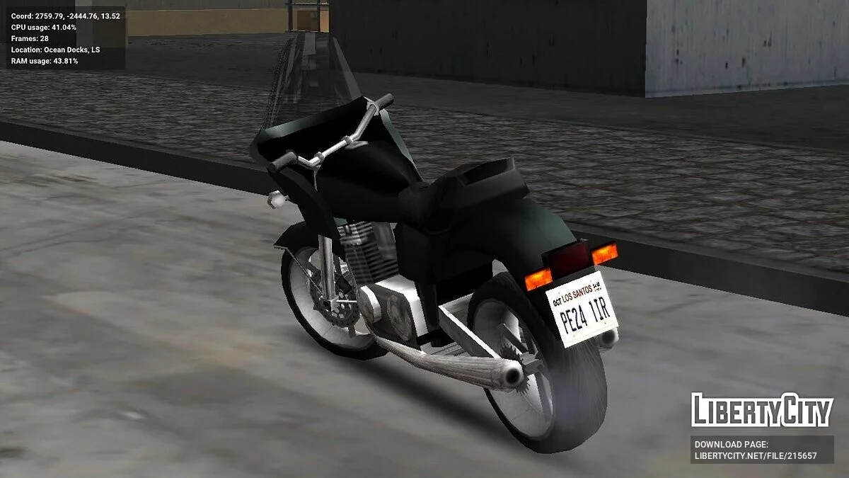 HVP 1000 Civilian Motorcycle / GTA San Andreas