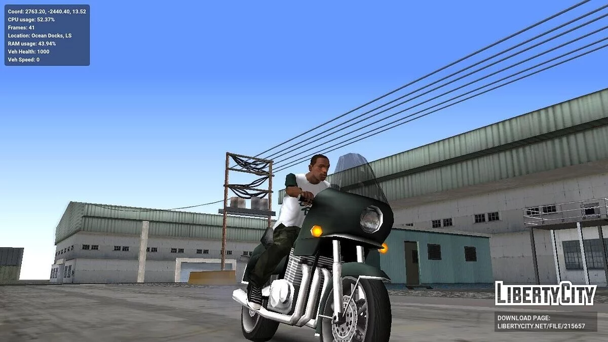 HVP 1000 Civilian Motorcycle / GTA San Andreas