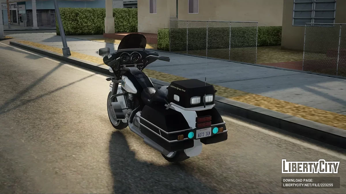 Moto da Polícia CHP / GTA San Andreas
